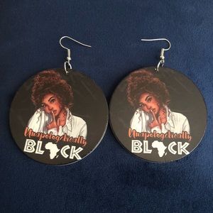 Women’s Ethnic Earrings Unapologetically Black Juneteenth